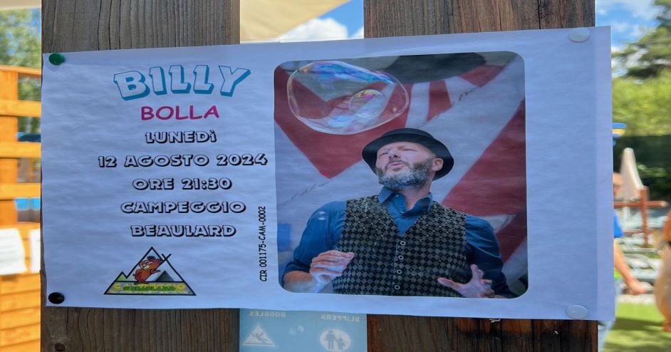 Billy Bolla al Villaggio Beaulard – Oulx (TO)